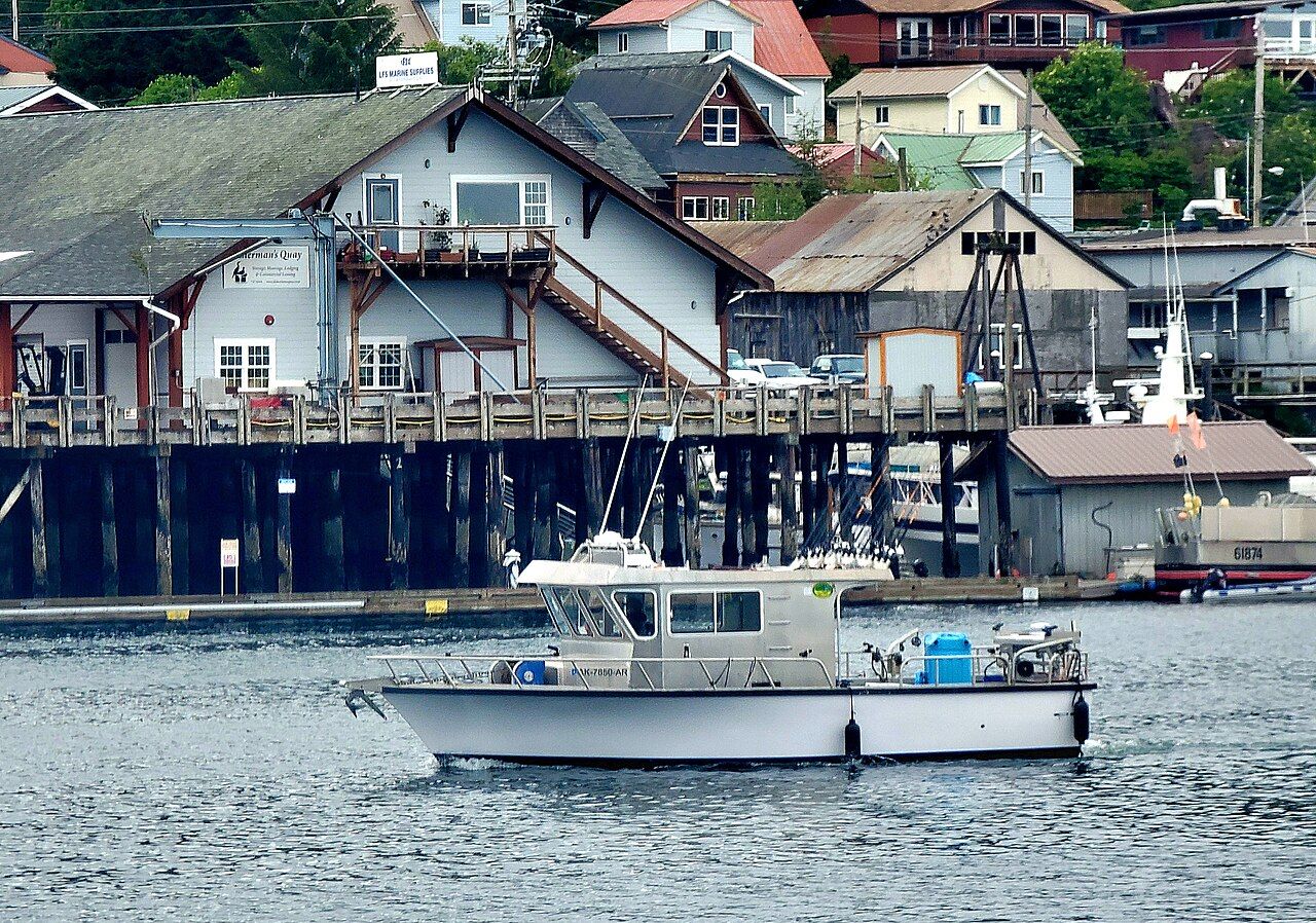 Sitka waterfront, Sitka, Alaska (May 2024)
