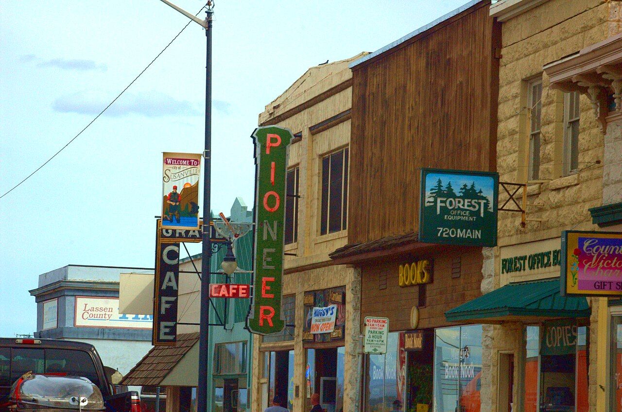 Downtown Susanville, Lassen County, California