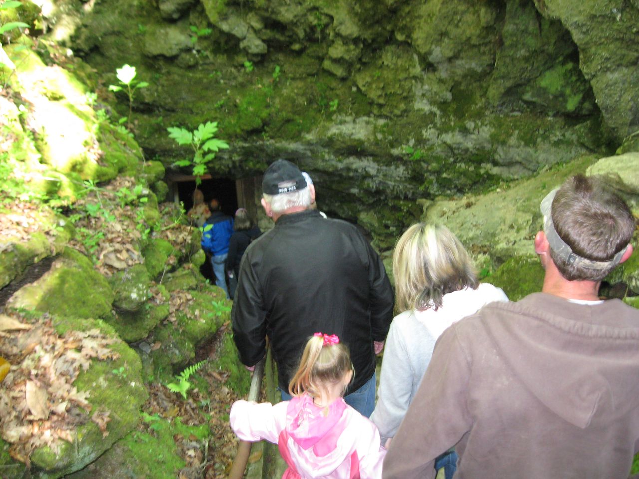 Entrance to the caves at Florida Caverns State Park, Marianna, Jackson County, Florida