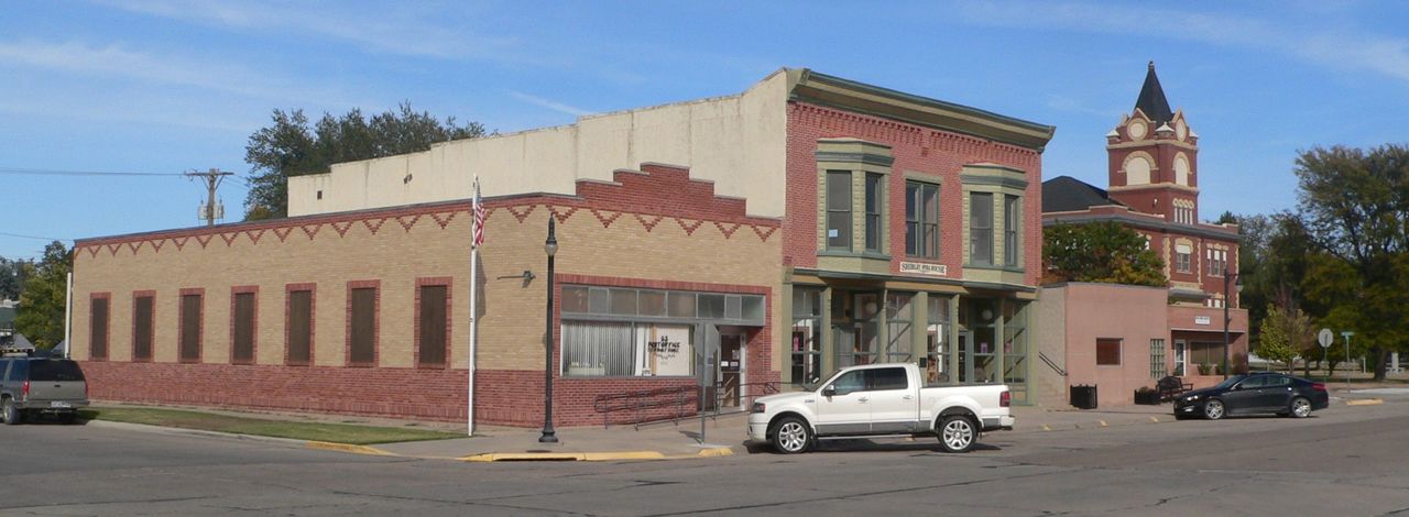 North side of Main Street's 500 block in Atwood, Kansas