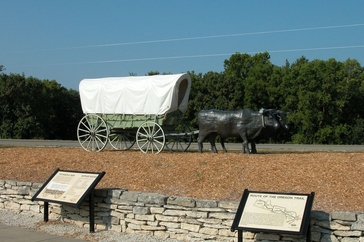Scott Spring at Oregon Trail Park in Westmoreland, Kansas
