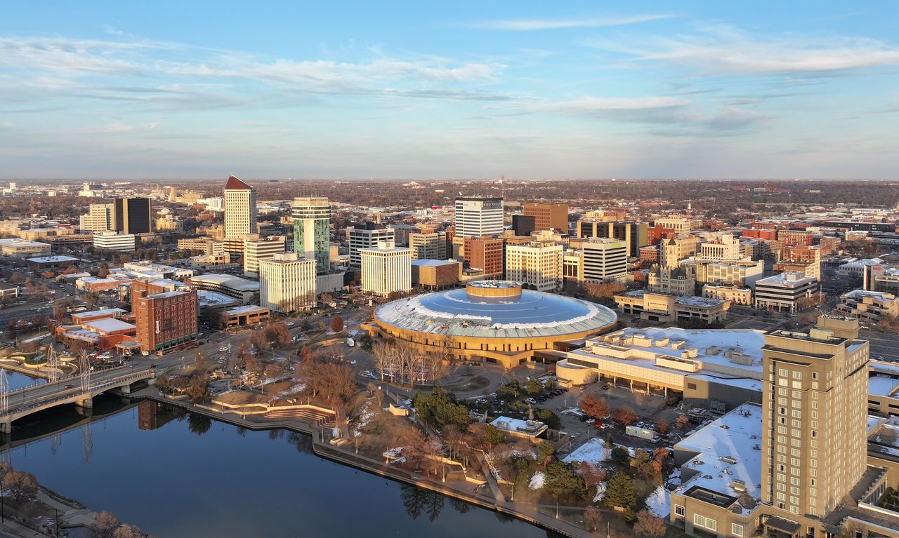 Downtown Wichita, Kansas skyline