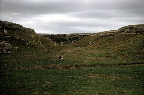Horse Thief Canyon in Hodgeman County, Kansas
