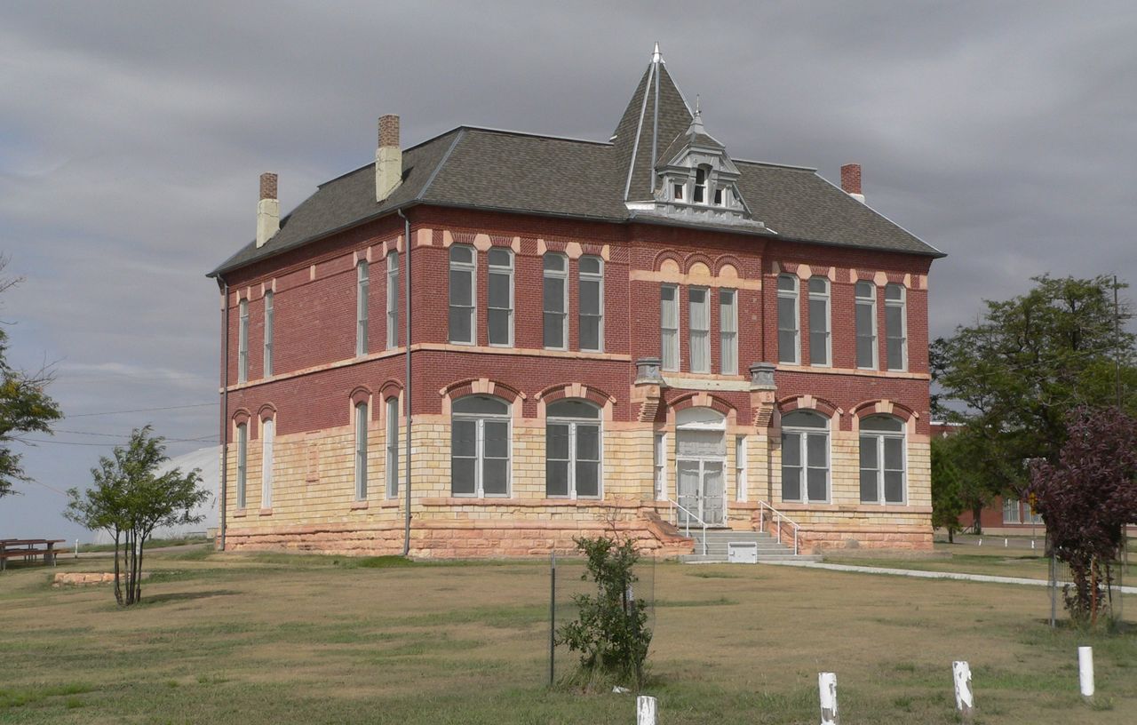 Old Logan County Courthouse, now the Butterfield Trail Museum, Russell Springs, Kansas