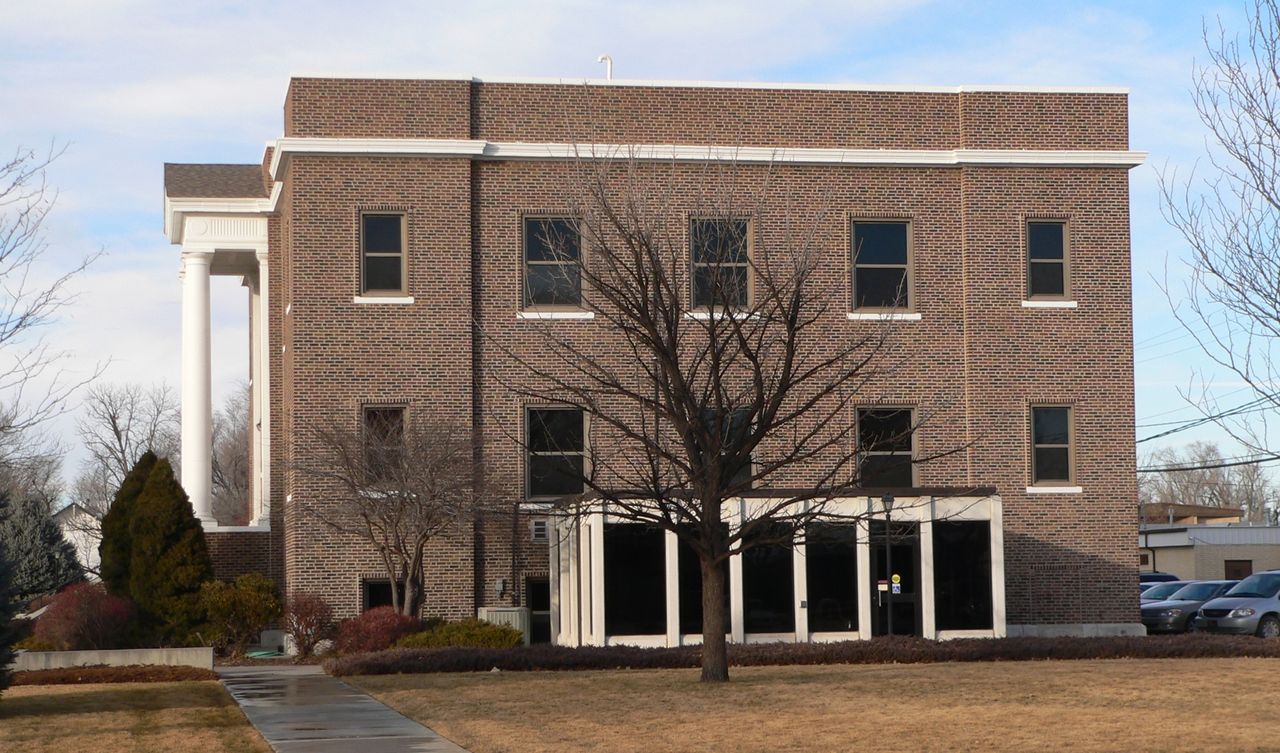 Stanton County Courthouse in Johnson City, Kansas
