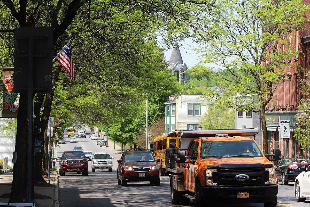 Milton Avenue business district, Ballston Spa, New York